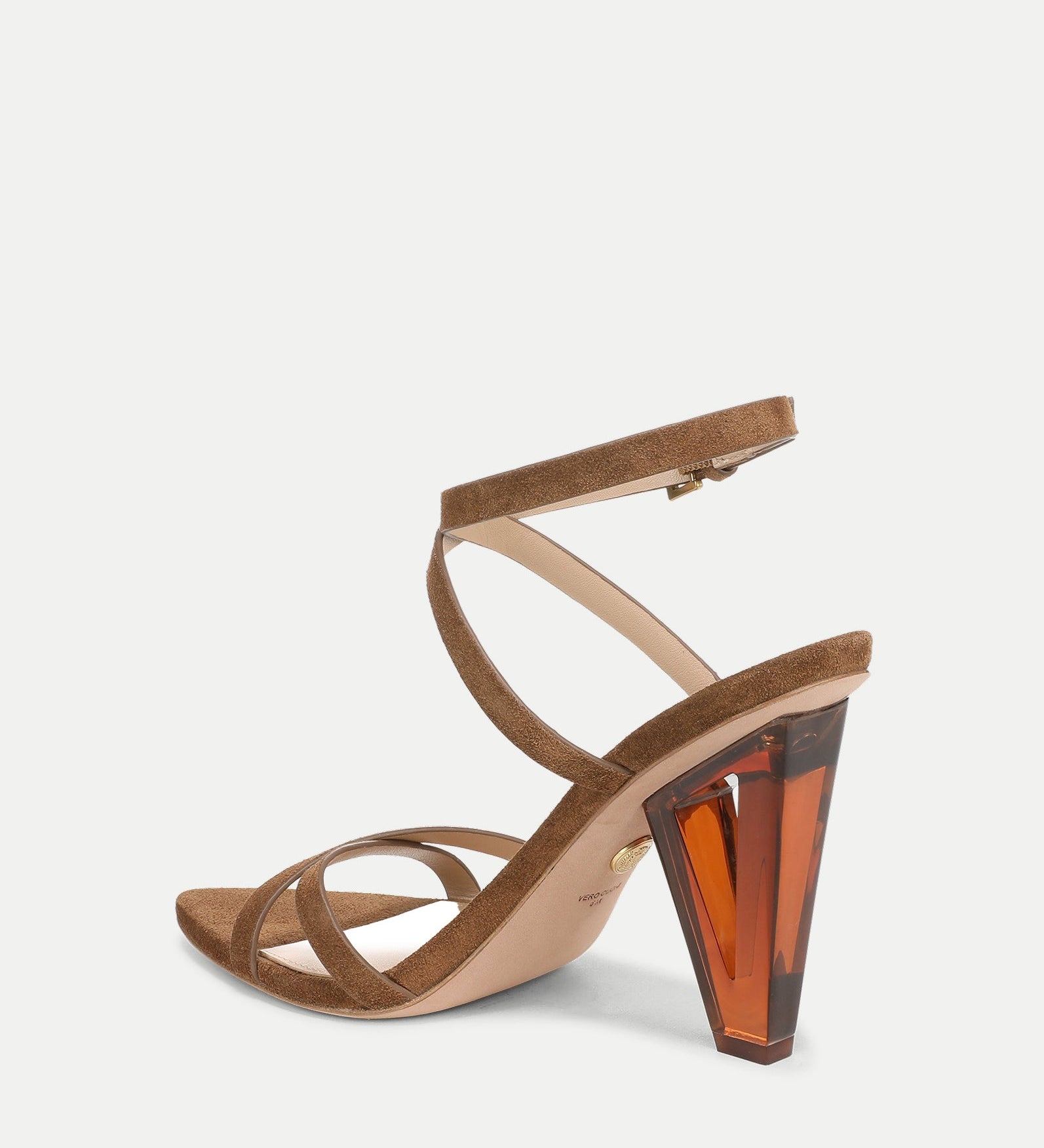Veronica Beard - Lanaya Suede Ankle - Wrap Sandal