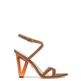 Veronica Beard - Lanaya Suede Ankle - Wrap Sandal