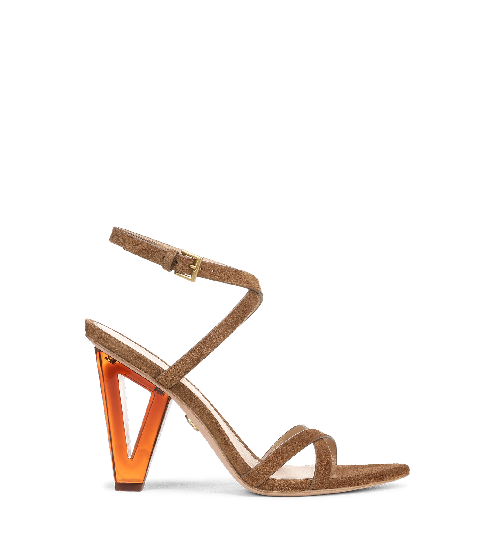 Veronica Beard - Lanaya Suede Ankle - Wrap Sandal