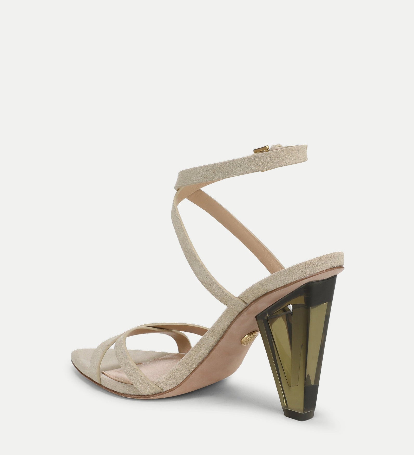 Veronica Beard - Lanaya Suede Ankle - Wrap Sandal
