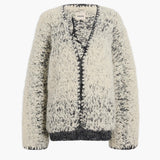 Khaite - Jack Cardigan in Black and Glaze