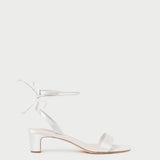 Roeffler Randall - Jackie Cream Mid-Heel Sandal