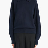 Khaite - Jackson Sweater in Midnight Navy