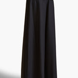 Khaite - Jacob Pant in Navy and White Stripe