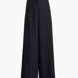 Khaite - Jacob Pant in Navy and White Stripe