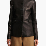 Khaite - Jameson Jacket in Black Leather
