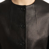 Khaite - Jameson Jacket in Black Leather