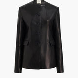 Khaite - Jameson Jacket in Black Leather