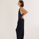 Jamie Haller - The Racerback Linen in Navy