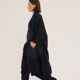Jamie Haller - The Linen Baggy Trench Coat in Navy