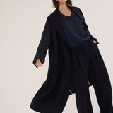 Jamie Haller - The Linen Baggy Trench Coat in Navy