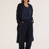 Jamie Haller - The Linen Baggy Trench Coat in Navy