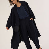 Jamie Haller - The Linen Baggy Trench Coat in Navy