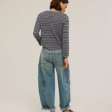 Jamie Haller - The Baggy Painter Crop in Worn Indigo