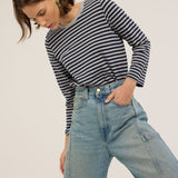Jamie Haller - The Baggy Painter Crop in Worn Indigo