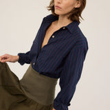 Jamie Haller - The Knit Waist Swing Skirt in Colonial Green