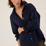 Jamie Haller - The Weekend Shirt in Blue Red