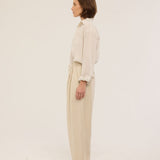 Jamie Haller - The Cap Toe Slipper in Taupe