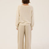 Jamie Haller - The Big Pleat Trouser in Stone