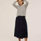 Jamie Haller - The Apron Skirt in Navy