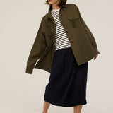 Jamie Haller - The Apron Skirt in Navy