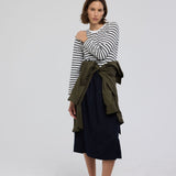 Jamie Haller - The Apron Skirt in Navy