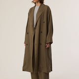 Jamie Haller - The Linen Baggy Trench Coat in Khaki