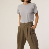 Jamie Haller - The Chameleon Tee Linen in Cement