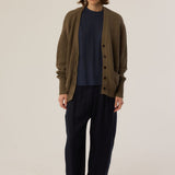 Jamie Haller - The Welt Pocket Cardigan in Khaki
