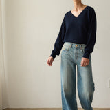 Jamie Haller - The Lax Wide in Worn Indigo