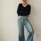 Jamie Haller - The Lax Wide in Worn Indigo