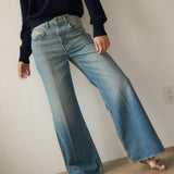Jamie Haller - The Lax Wide in Worn Indigo