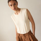 Jamie Haller - The Muscle Tee Linen in Ecru