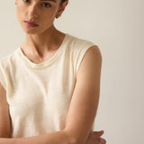 Jamie Haller - The Muscle Tee Linen in Ecru