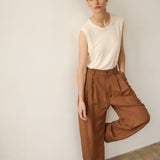 Jamie Haller - The Muscle Tee Linen in Ecru