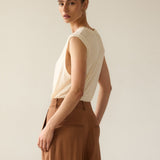 Jamie Haller - The Muscle Tee Linen in Ecru