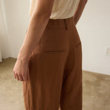 Jamie Haller - The Big Pleat Trouser in Camel