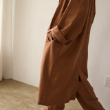 Jamie Haller - The Linen Baggy Trench Coat in Camel