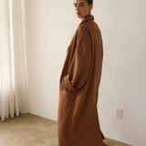 Jamie Haller - The Linen Baggy Trench Coat in Camel