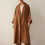 Jamie Haller - The Linen Baggy Trench Coat in Camel