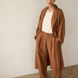 Jamie Haller - The Linen Baggy Trench Coat in Camel