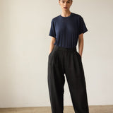 Jamie Haller - The Big Pleat Trouser in Black