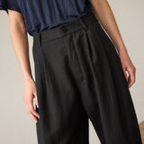 Jamie Haller - The Big Pleat Trouser in Black