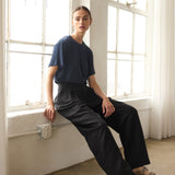 Jamie Haller - The Big Pleat Trouser in Black