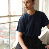 Jamie Haller - The Chameleon Tee Linen in Navy