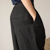 Jamie Haller - The Big Pleat Trouser in Black
