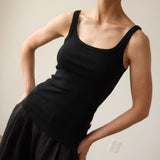 Jamie Haller - The Undershirt Rib Tank in Black