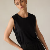 Jamie Haller - The Muscle Tee Linen in Black