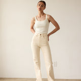 Jamie Haller - The Undershirt Rib Tank in Natural White