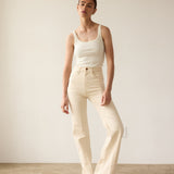Jamie Haller - The Undershirt Rib Tank in Natural White